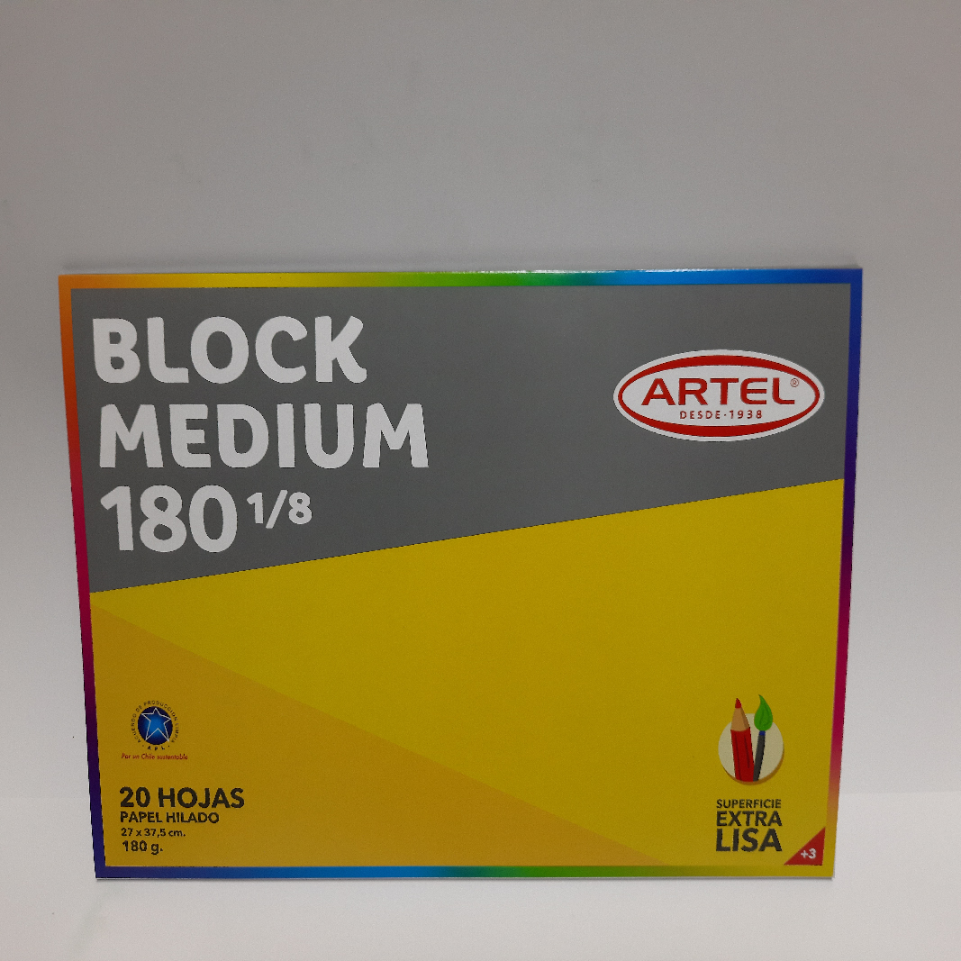 Block Dibujo Medium 180 1/8
